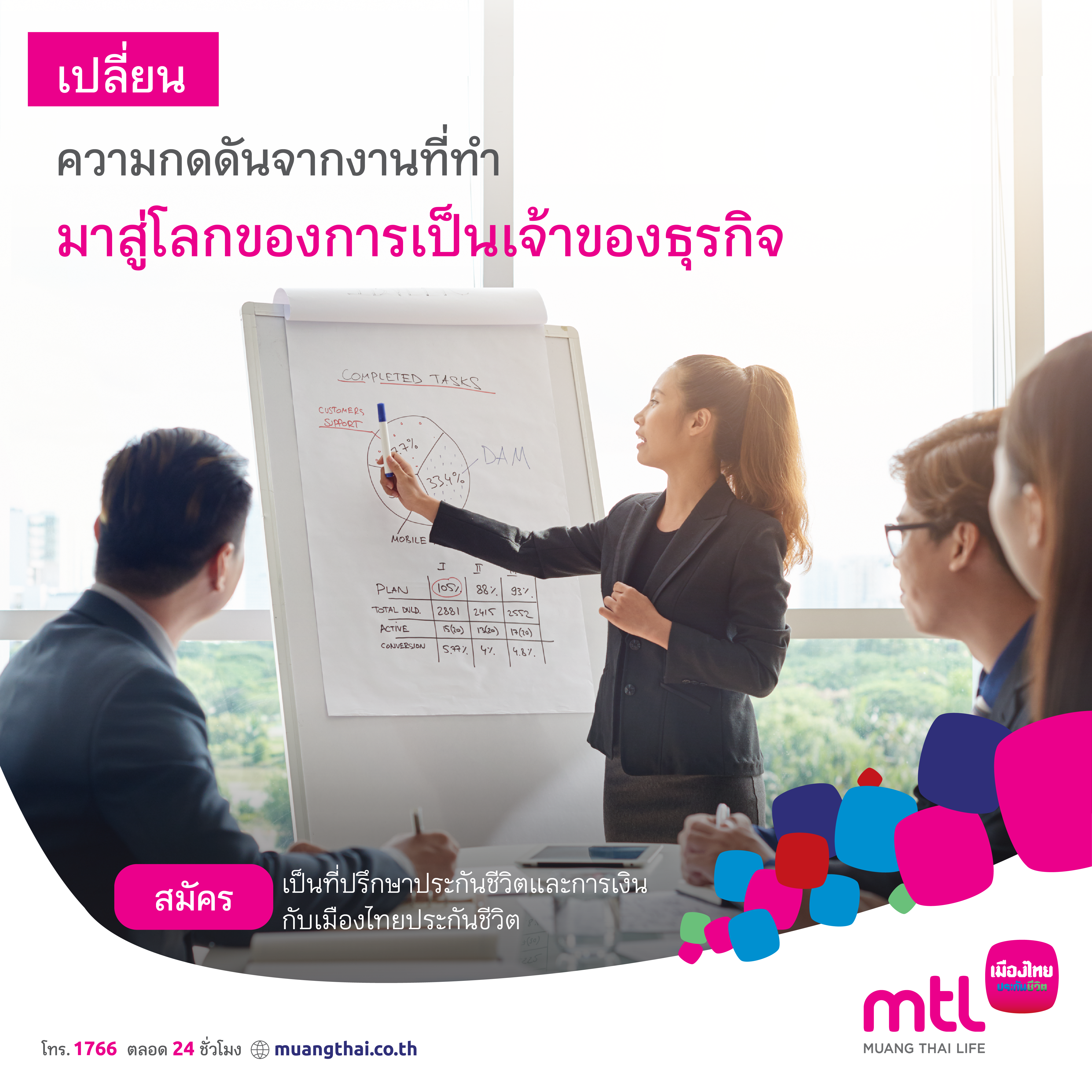 สมัครตัวแทนประกันชีวิตเป็นเจ้าของธุรกิจ